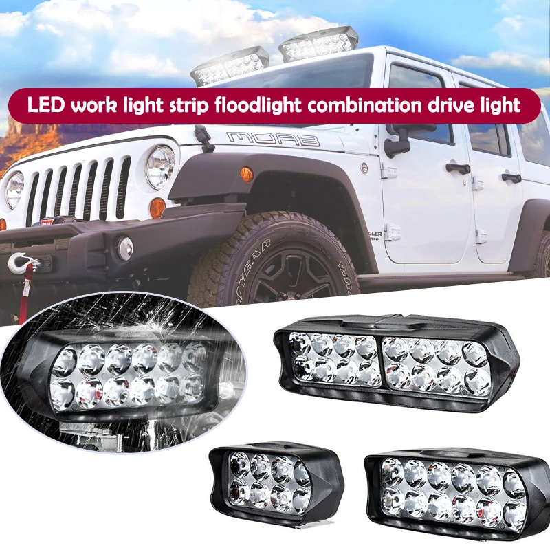 24 Вт долгий срок службы светодиодный рабочий прожектор автомобильный Грузовик