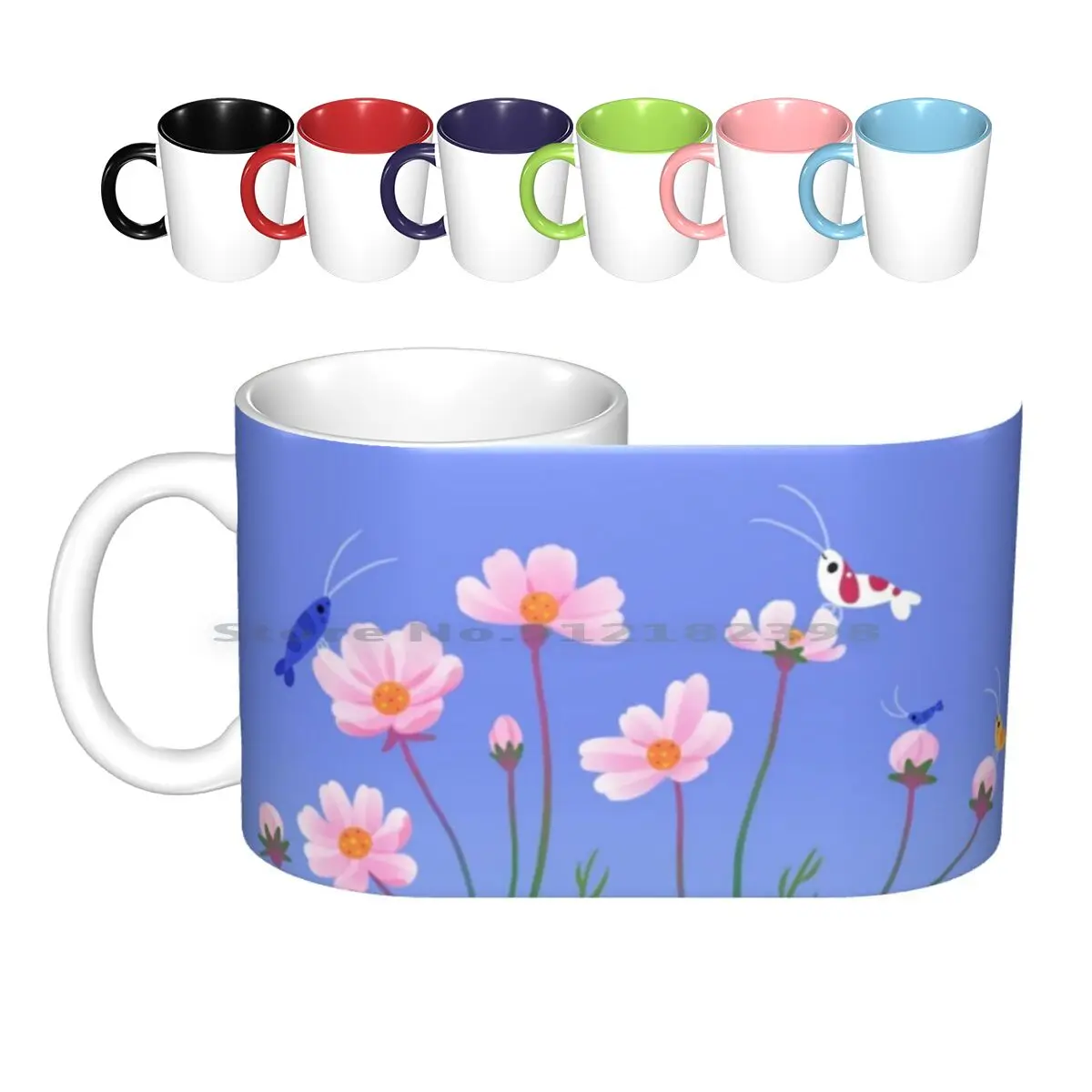 Керамические кружки Cosmos And креветки кофейные чашки Кружка для молока и чая кружка