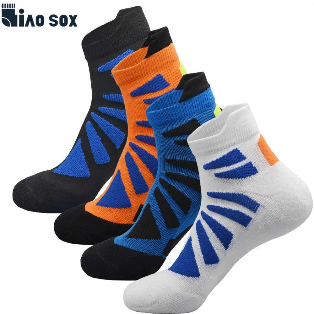 Носки спортивные для мужчин и женщин удобные хлопковые нескользящие с подушкой