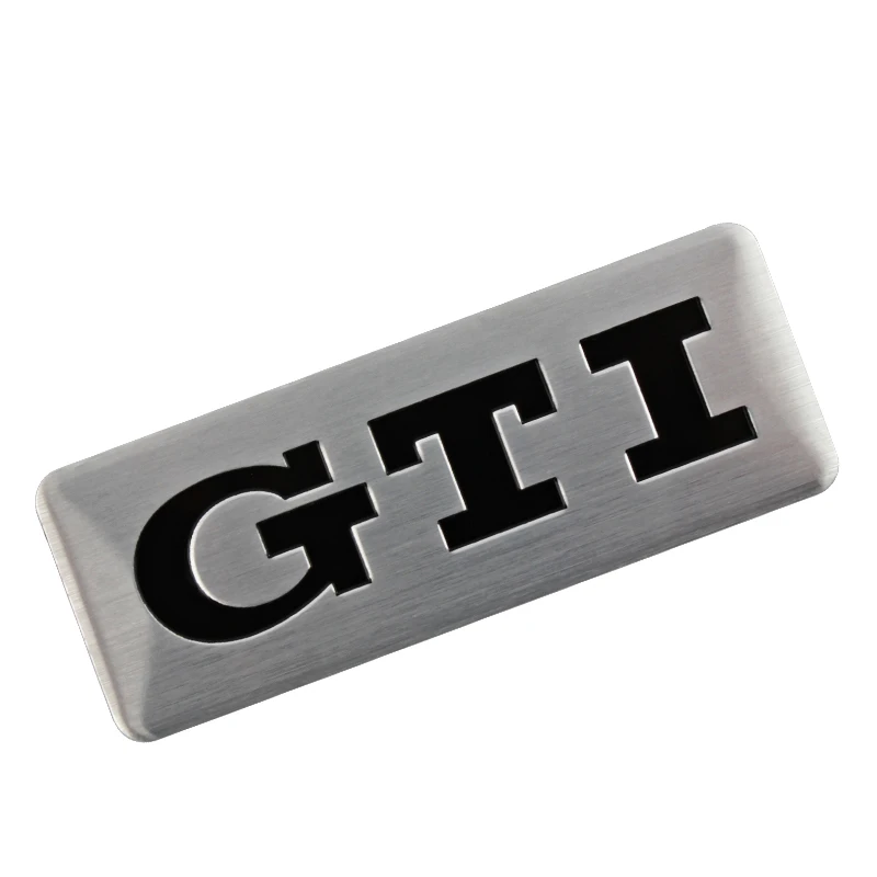 Автостайлинг 1 шт. наклейки M Power эмблема из алюминиевого сплава для VW GTI Passat Polo Golf