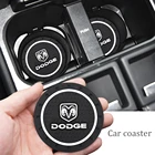 2 шт., автомобильный нескользящий коврик для подстаканника Dodge Journey Ram 1500 Challenger Caliber Nitro Charger