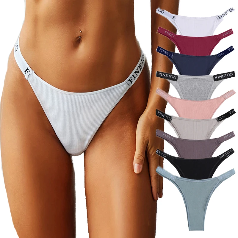 

Sexy Low Rise Cotton Panties for Women Female Briefs Pantys Ladies Letter Belt Underwear Girls M-XL Intimates Lingerie FINETOO