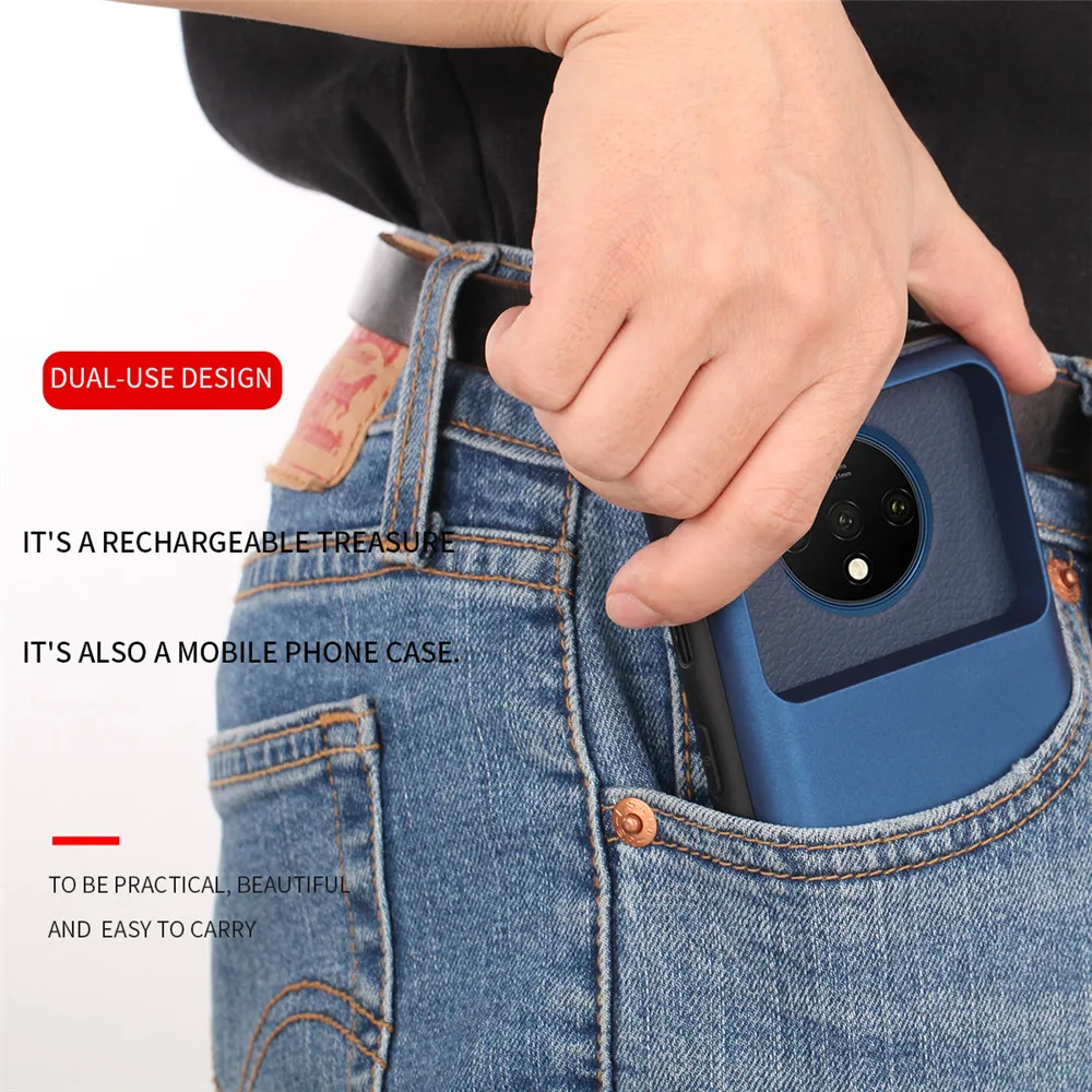 2020 7000 мАч портативный внешний аккумулятор с зажимом для Xiaomi Mi 9T запасной чехол