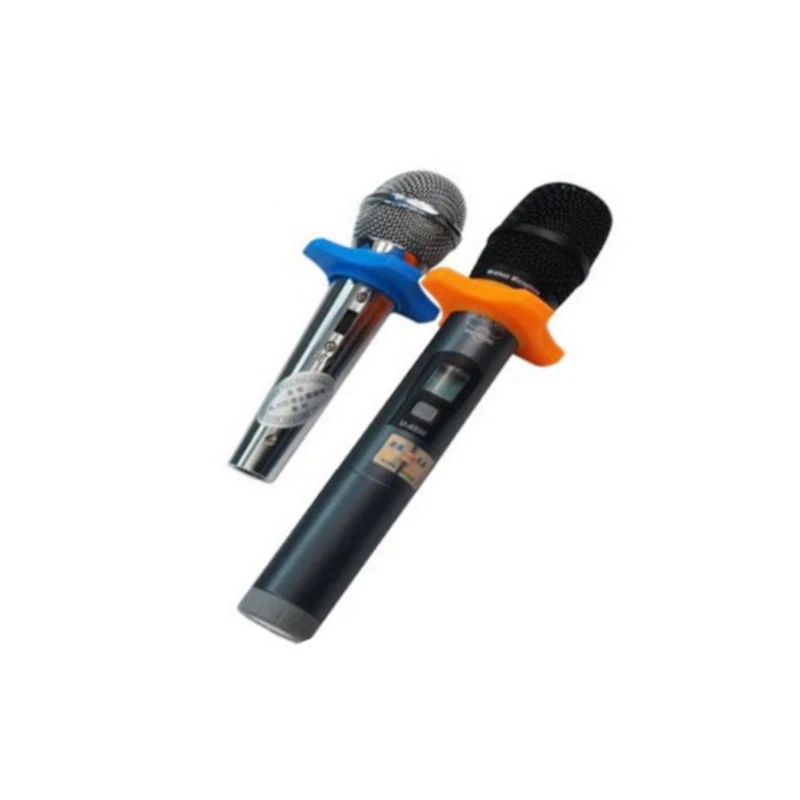 

10 Set/lot Microphone Silicone Anti Slip Roller Ring Handheld Microphone Accessories Mic Protection for Karaoke Microphone
