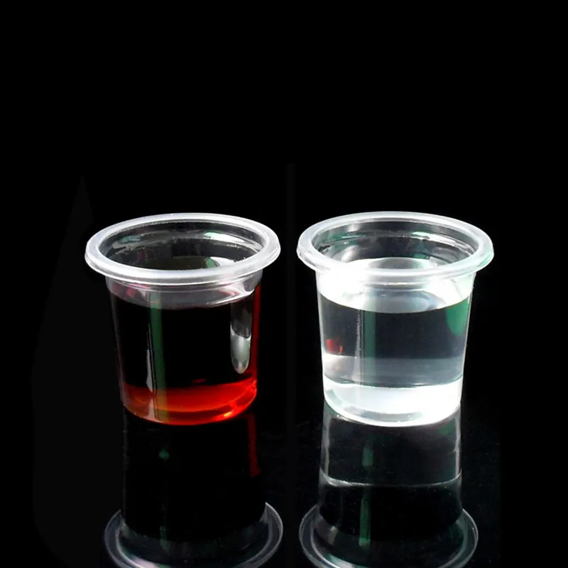 200 шт. высококачественные одноразовые пластиковые стаканы для напитков 0 6 унции 20