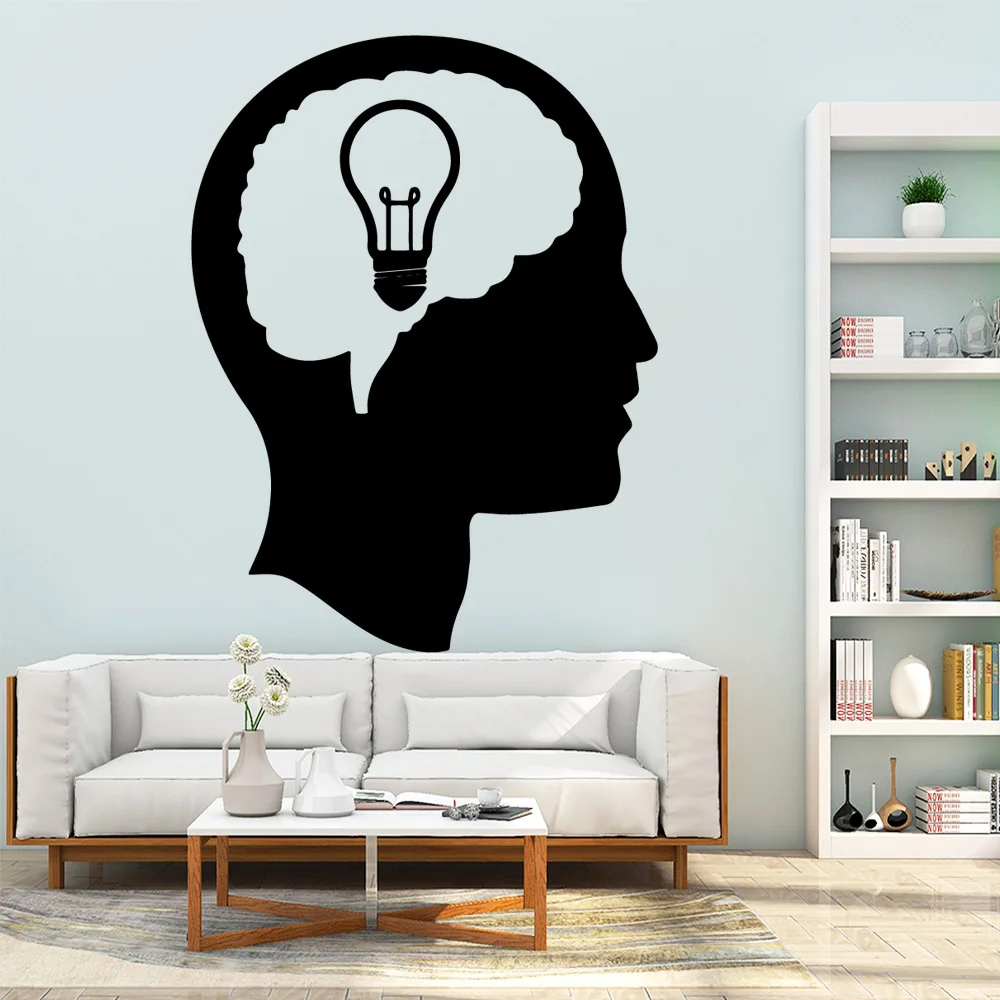 Новый настенный стикер The brain съемная Настенная Наклейка s Diy обои Декоративная