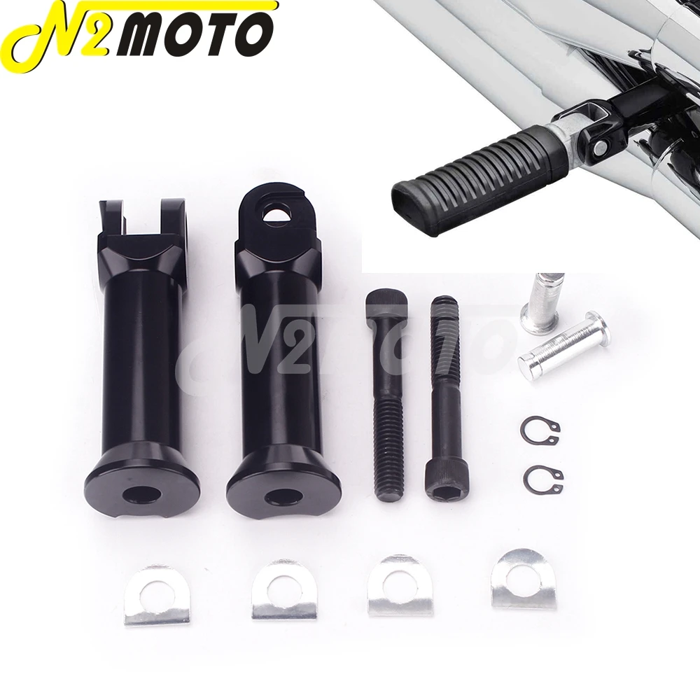 

Мотоцикл задний Пассажирские поддержка подножек крепление скобы Комплект Поддержка кронштейн для Harley Softail тонкий Улица Боб FXBB жир Боб