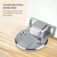 1pcs punch free stainless steel magnet door stopper magnetic nail free door holder toilet glass door hidden doorstop hardware