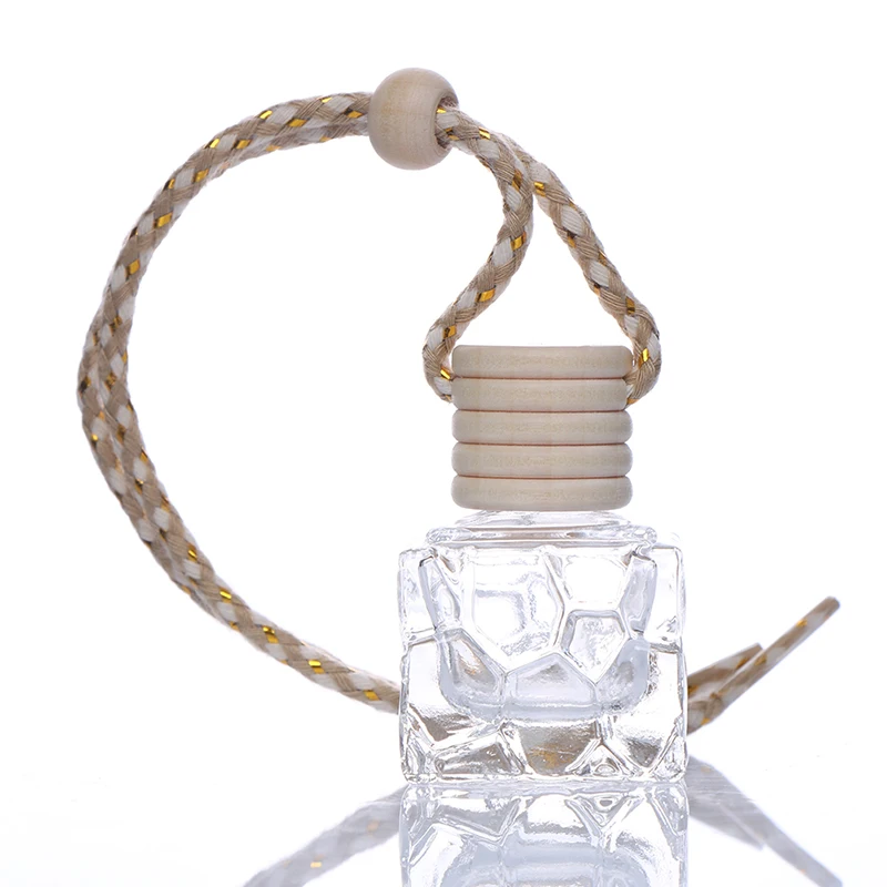 

1Pc Car 10ml Hanging Empty Glass Perfume Bottles Pendant Car Ornament Auto Perfume Container Hanging Ornament Interior