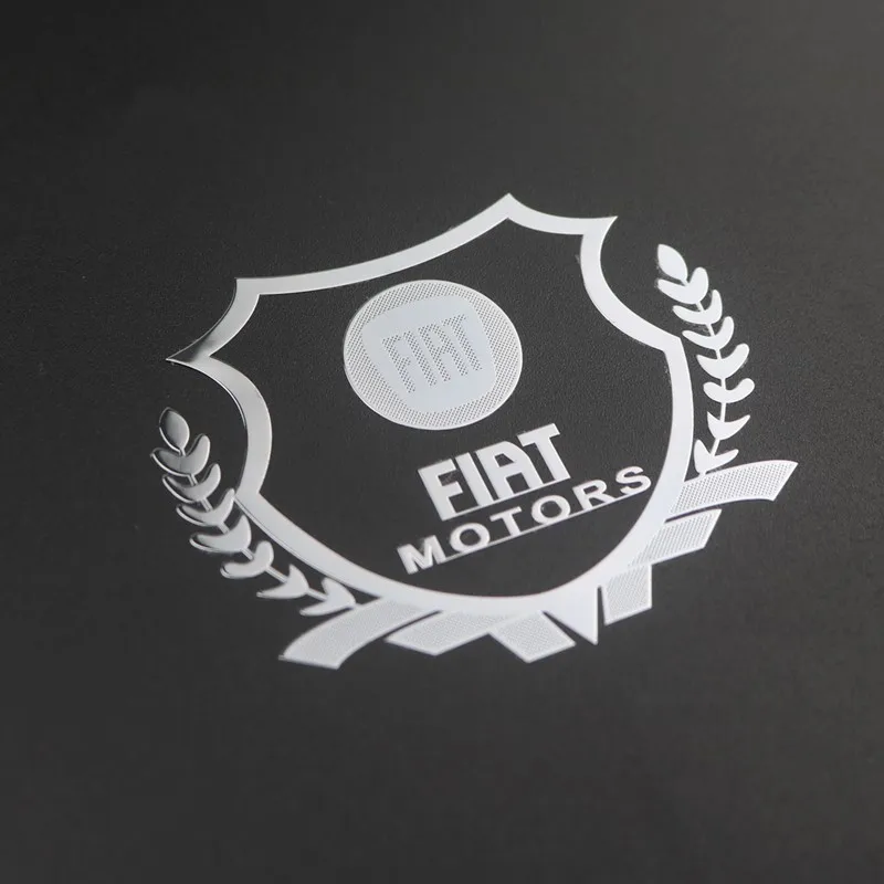 Металлический 3D значок для боковой двери автомобиля 2 шт. наклейки Fiat 500 Punto Bravo Stilo
