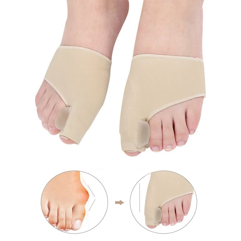 

1 Pair Bunion Corrector Hallux Valgus Bunion Pain Relief Bone Thumb Plates Correction Pedicure Socks