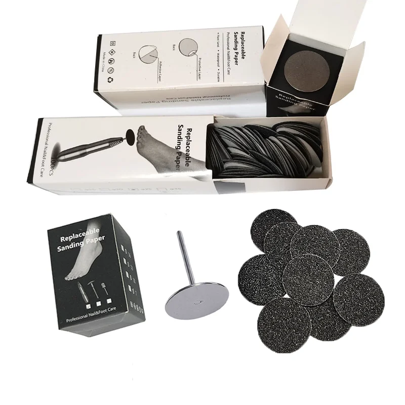 100 шт./кор. диски колодки Педикюр Рашпиль ДЛЯ НОГ ФАЙЛОВ кутикулы аппарат для