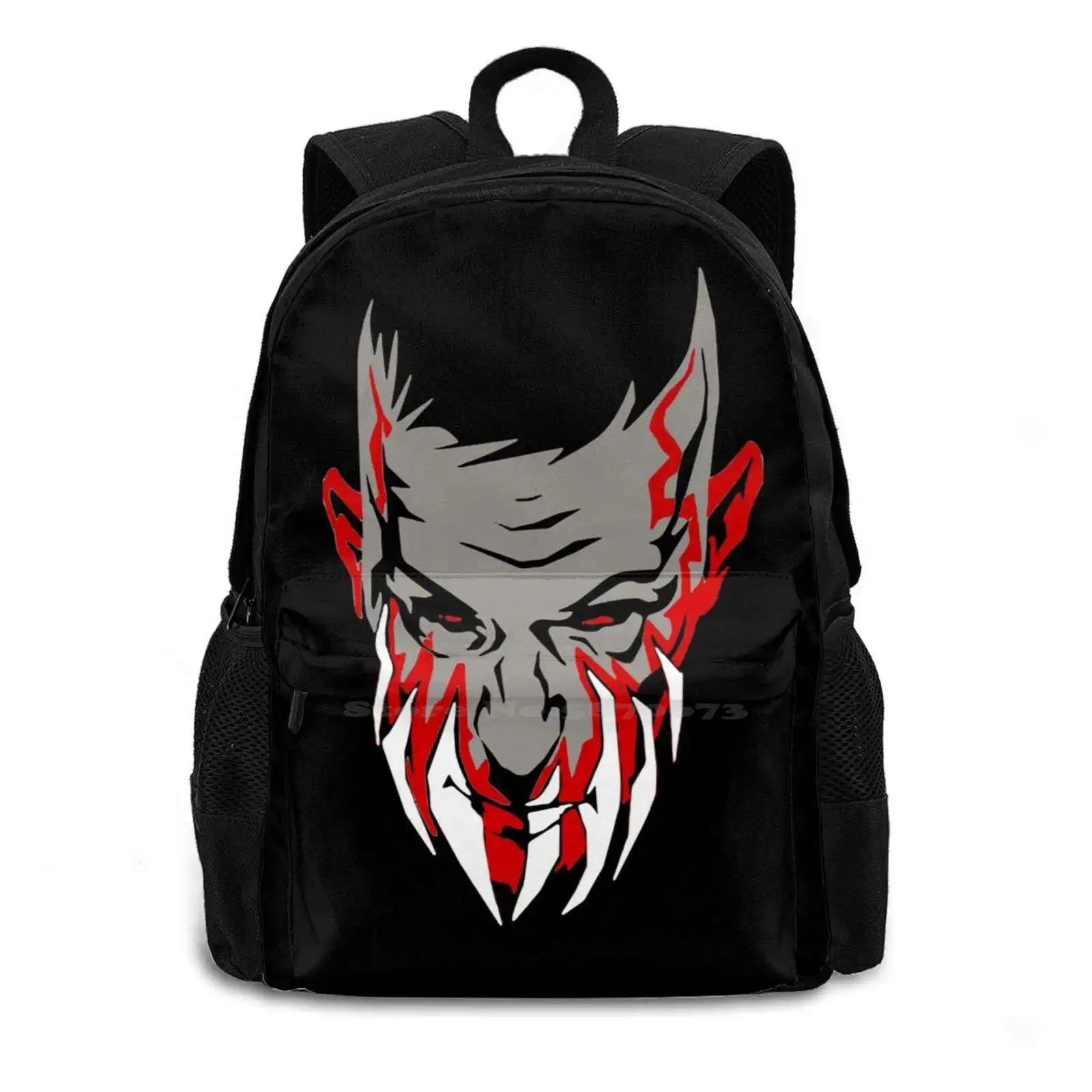 Рюкзак Finn Balor Prime Series 10 для мужчин, женщин, девочек и подростков, черный с изображением Club Demon.