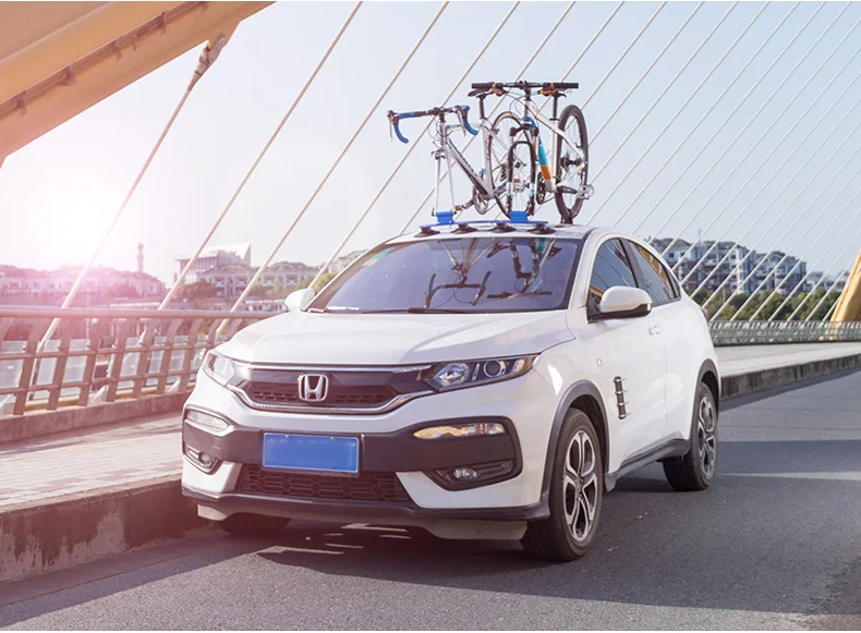 ROCKBROS велосипедная стойка на крышу, всасывающая велосипедная Автомобильная стойка, переноска, быстрая установка, присоска на крышу для горного велосипеда, шоссейного велосипеда