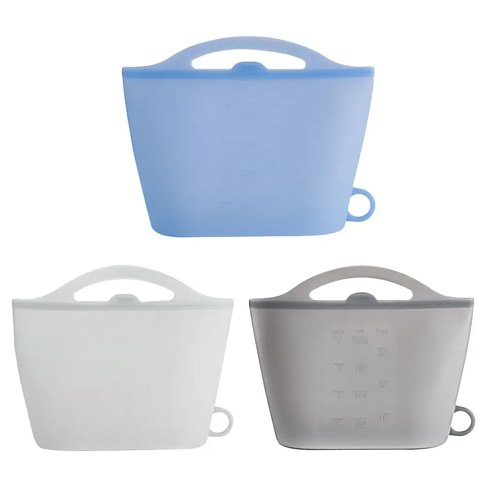 5 шт многоразовая силиконовая сумка для хранения еды герметичные сэндвич пакеты