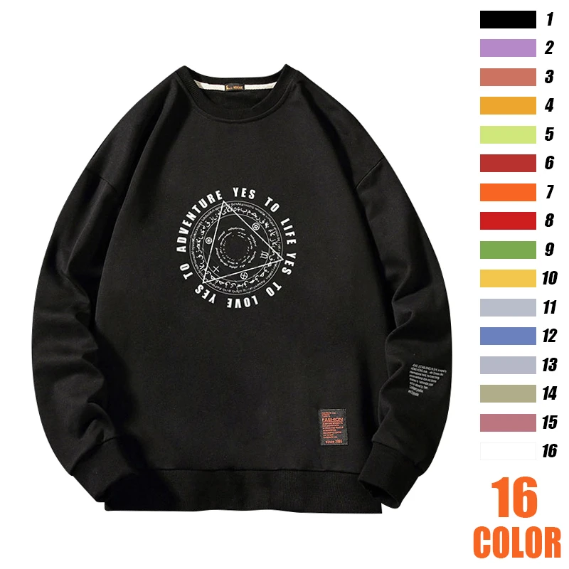 Мужские толстовки в стиле хип хоп с 3D принтом хлопковые Толстовки для подростков