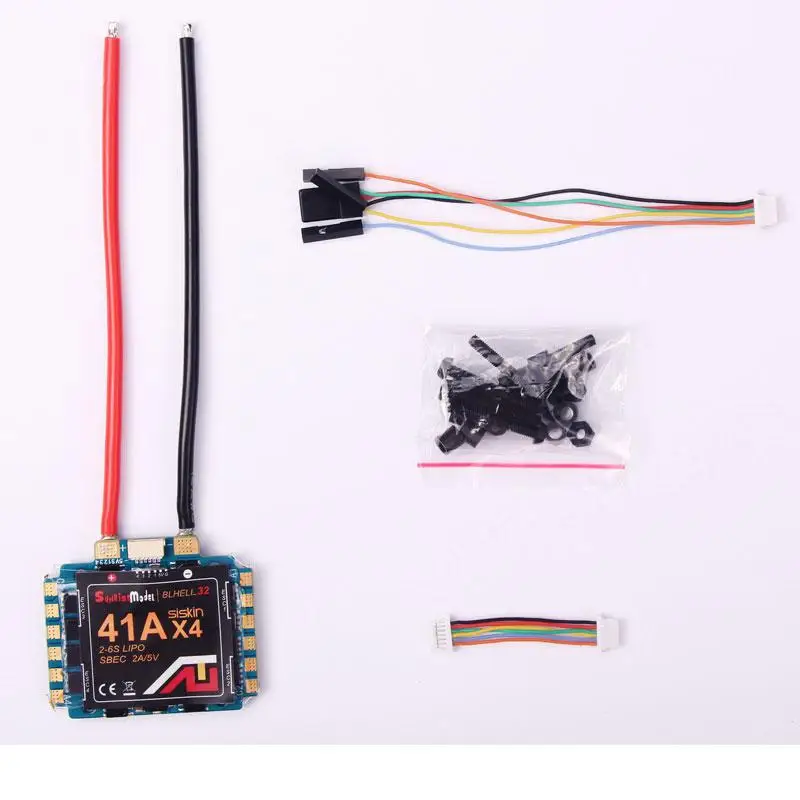 RCtown SUNRISE модель 41A 2-6S Blheli_32 Proshot 4 в 1 бесщеточный ESC SBEC 2A/5V для радиоуправляемых