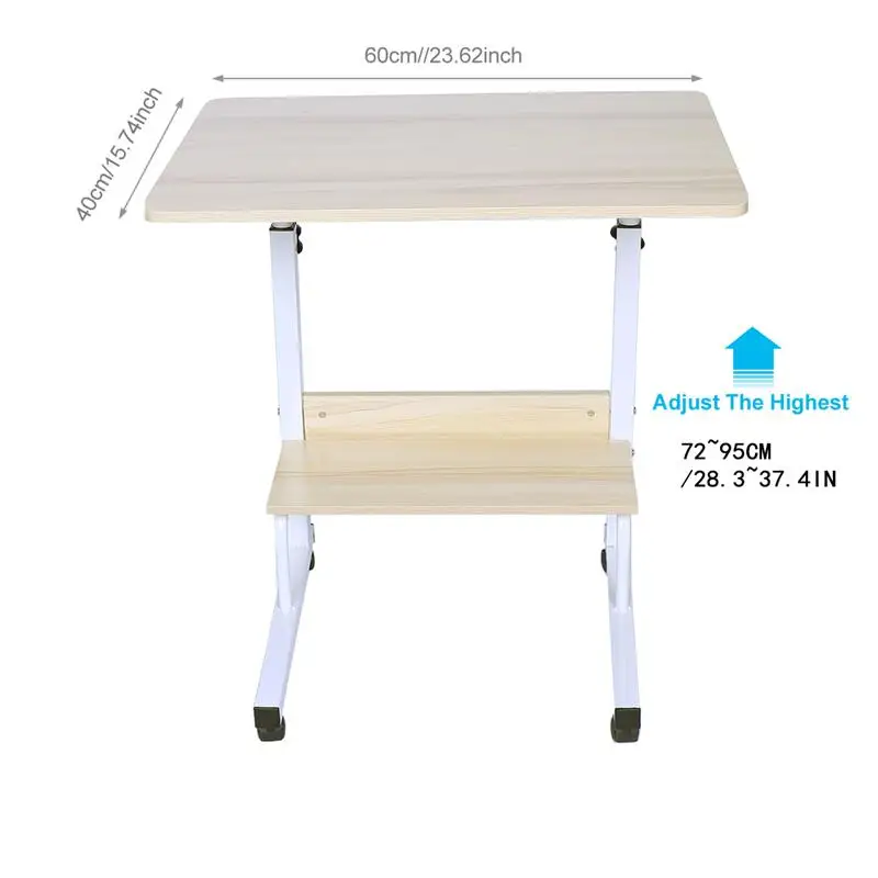 Складной прикроватный столик для ноутбука подставка 1 шт. многофункциональная с