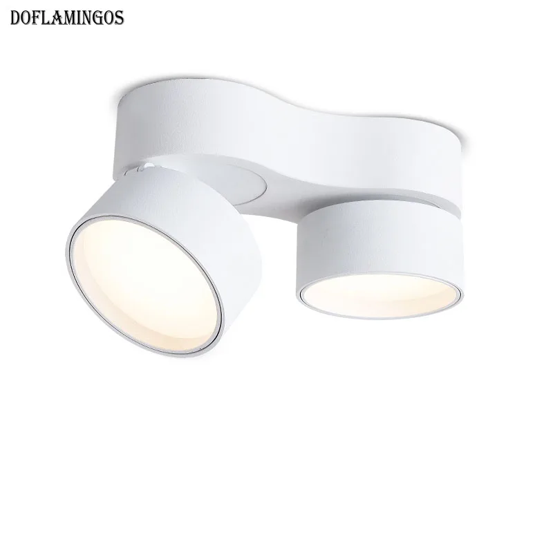 Прожектор светильник потолочный светодиодный поверхностный монтаж CREE COB 24 Вт 255 °