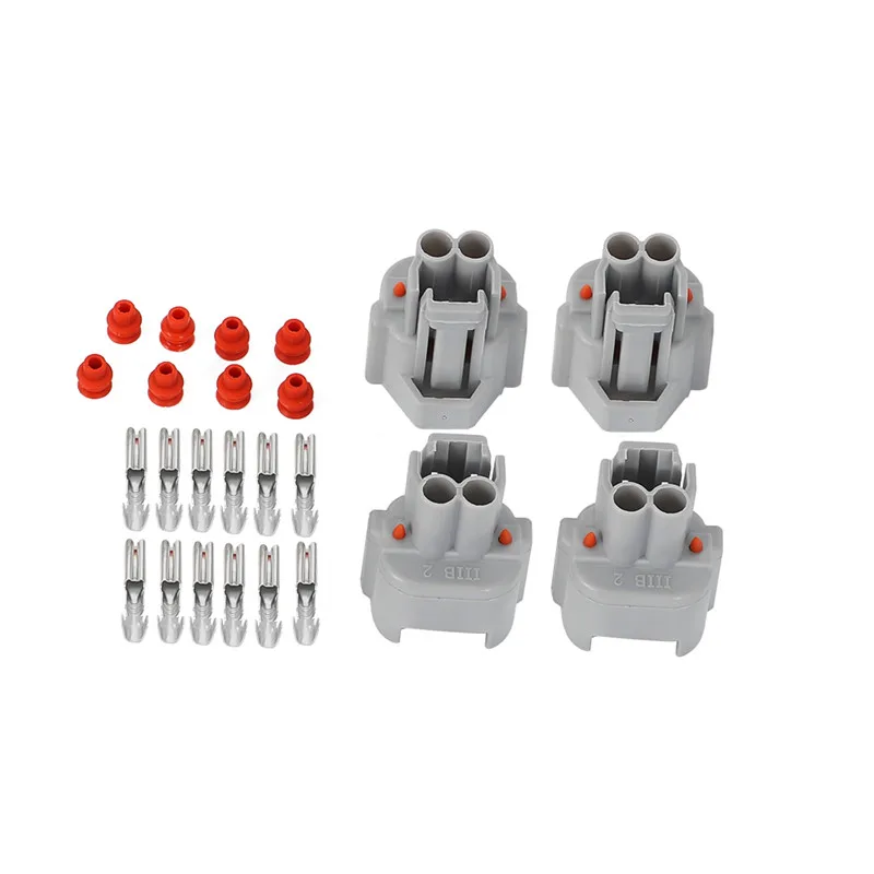 

4x для Nippon Денсо Запальные свечи 2-контактный Топливная форсунка разъем клип комплект ID2000 Высокая бирка