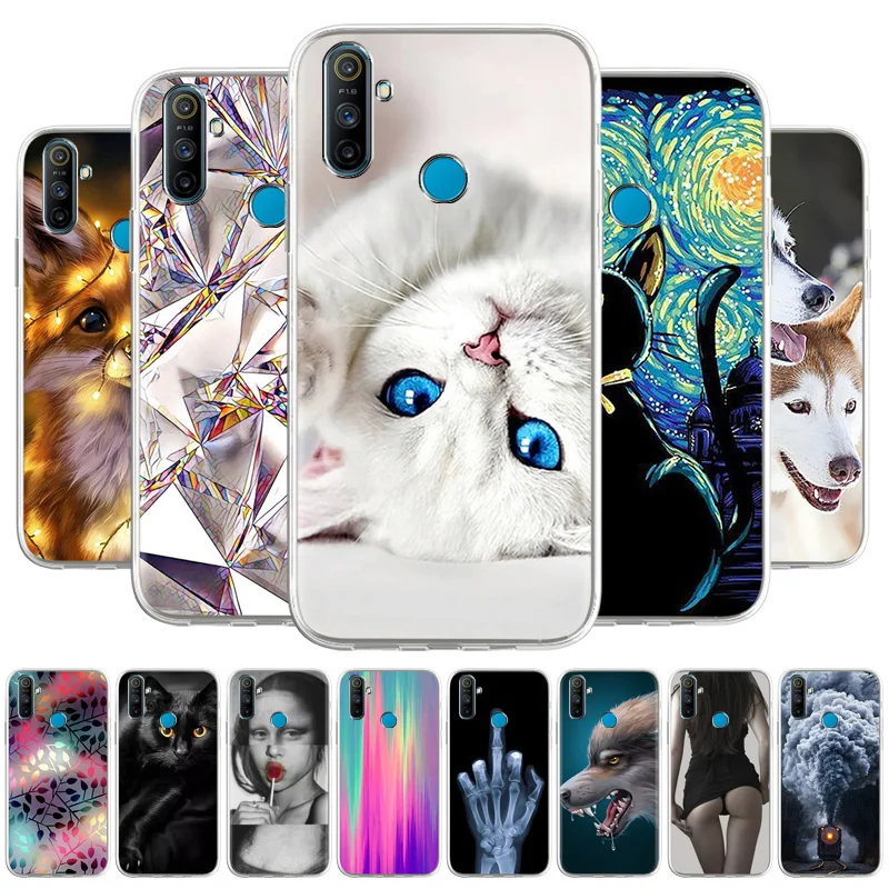 

Case For Oppo Realme C3 Silicone Soft TPU Phone Case For Oppo Realme C3 RMX2027 RMX2020 C3i Cute Cat Animal Fundas Coque Covers