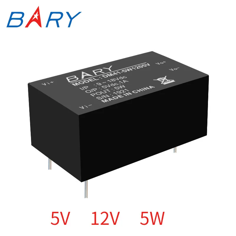 DC бак изолированный Питание модуль 9 ~ 18V 5V 1A 5 Вт DM41 5W1205V изоляции ультра объем