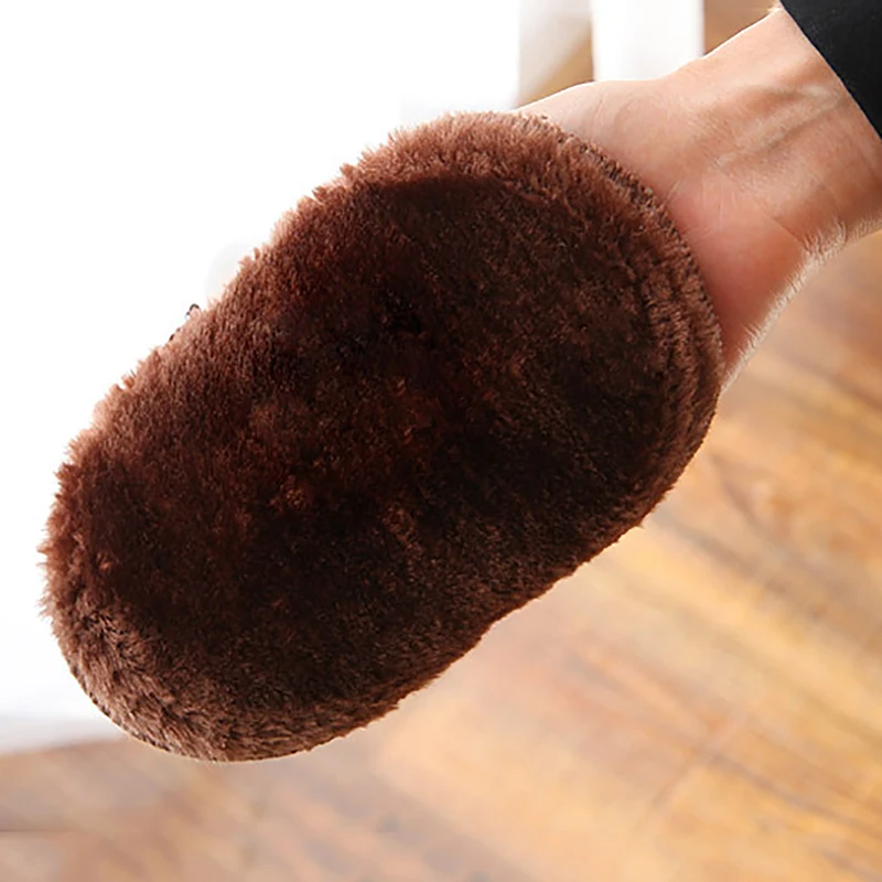 1 шт. новинка портативная Мягкая шерстяная полировальная обувь чистящие перчатки