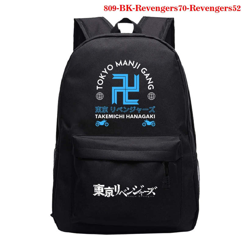 

New School Laptop Bags Boys Girls Tokyo Revengers Printed Backpack Teenager Cosplay Sports Daypack Bag Dropshipping Travel Bags