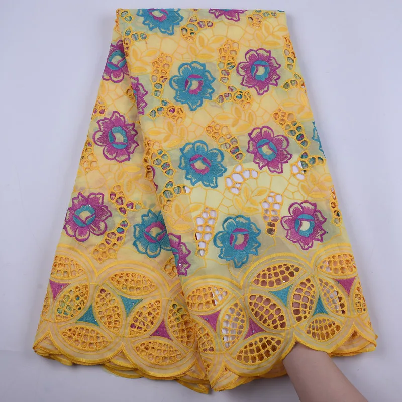 

SJD LACE African lace fabric embroidered flowers 2020 newest French lace fabric for women's party A1896
