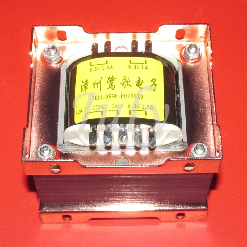 

65W power transformer, power transformer for amplifier, EI 76x40 iron core, all copper enameled wire, vertical fixed
