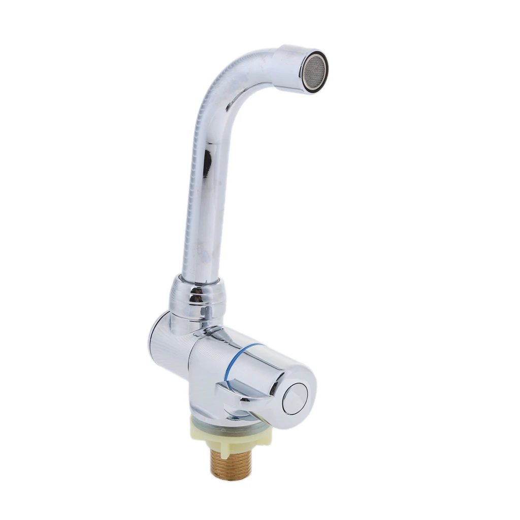 

Single Cold Hole Sink Water Tap Basin Kitchen Washing Handle Faucet #007