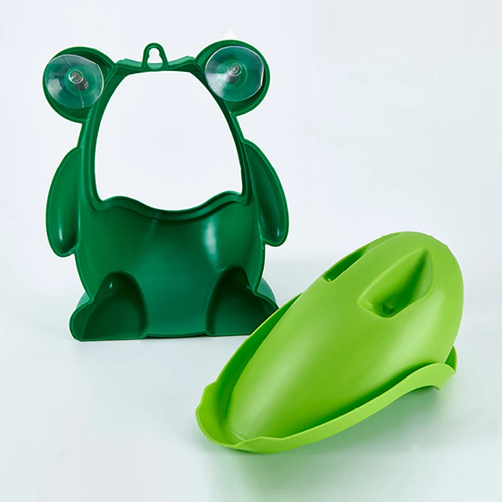 

Potty boy's standing toilet frog shape boy's wall-mounted environmentally-friendly split