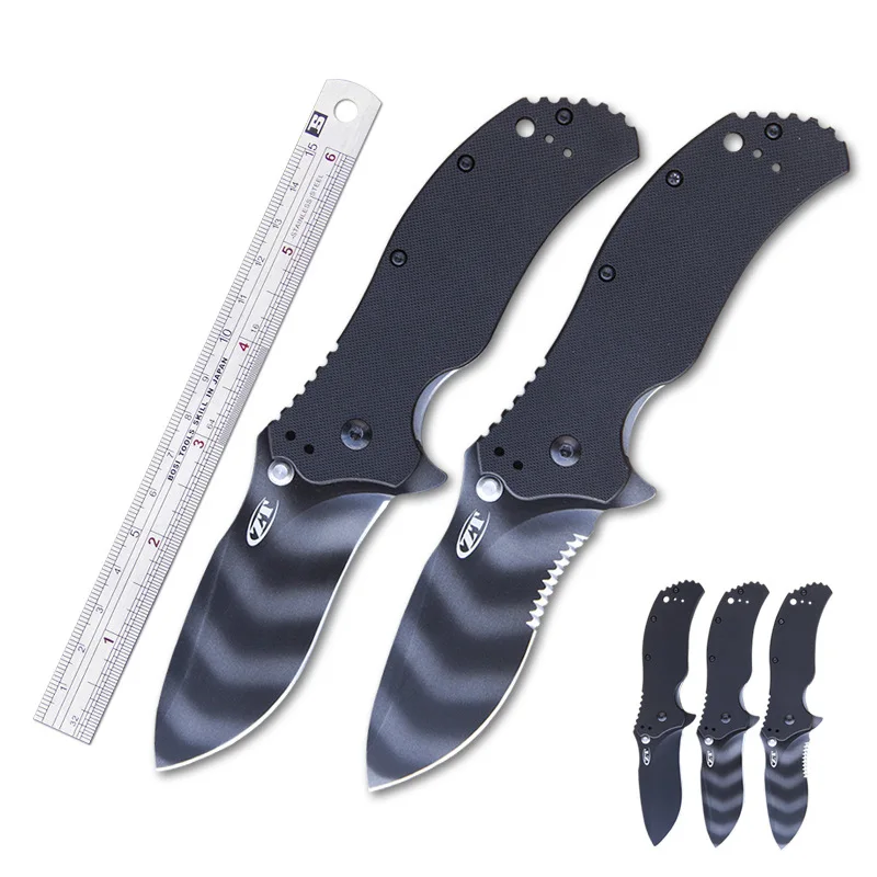 Карманный складной нож TUNAFIRE ZT0350 тактический с шарикоподшипником лезвие S30V
