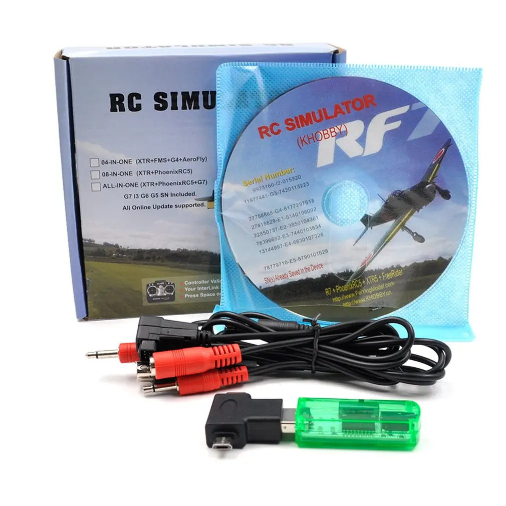 

22 в 1 RC беспроводной симулятор полета Realflight G7 phoenix 5,0 для Flysky i6x/ FUTABA/ Radiolink AT9s at10