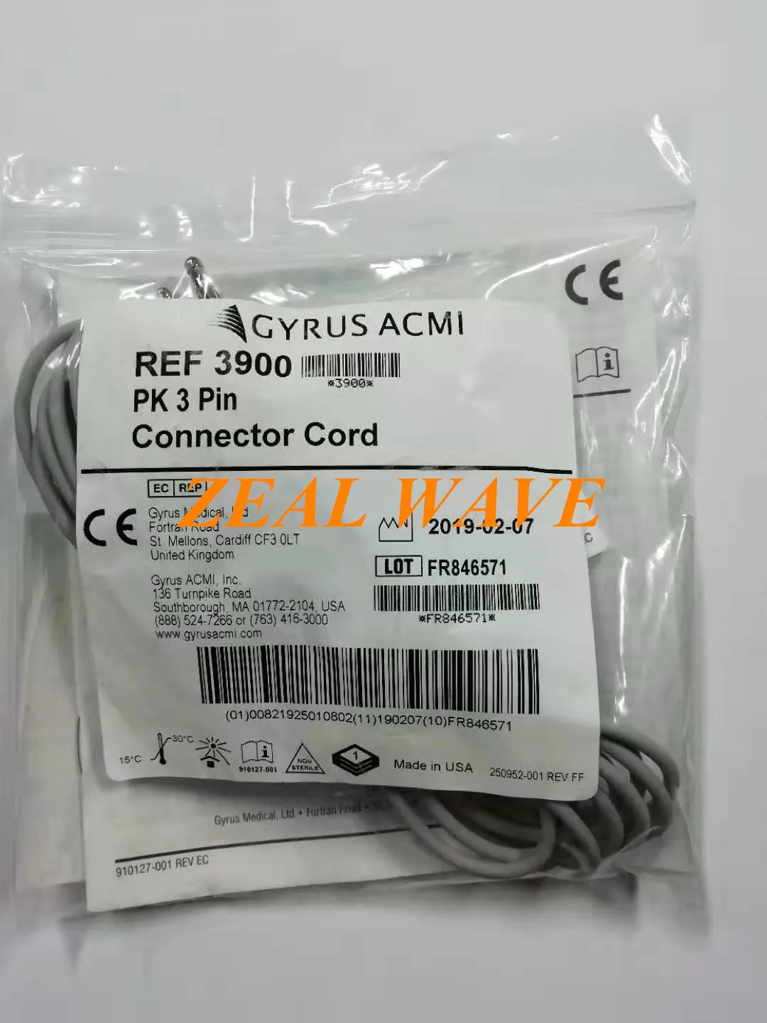 Повторяемая соединительный кабель с разъемом кабеля 3900 один Функция 3-контактный