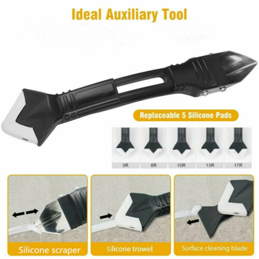 

29PCS Silicone Caulking Finisher Tool Scraper Set Nozzles Spatulas Filler Silicone Caulking Nozzles Caulk Remover