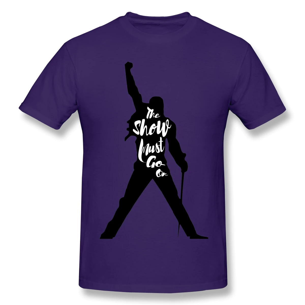 Freddie Mercury The Show Must Go On Art Pr мужская Базовая футболка с коротким рукавом милые R250