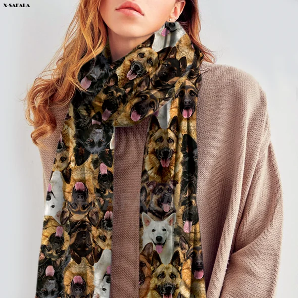 

Осенне-зимний женский шарф Golden Labra, кашемировая шаль в британском стиле, длинный толстый шейный платок из пашмины, подарок