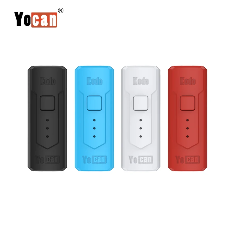 Yocan Kodo Box Mod 400 мАч с регулируемыми тремя уровнями напряжения 510 Распылитель на резьбе батарея mod Kodo батарея