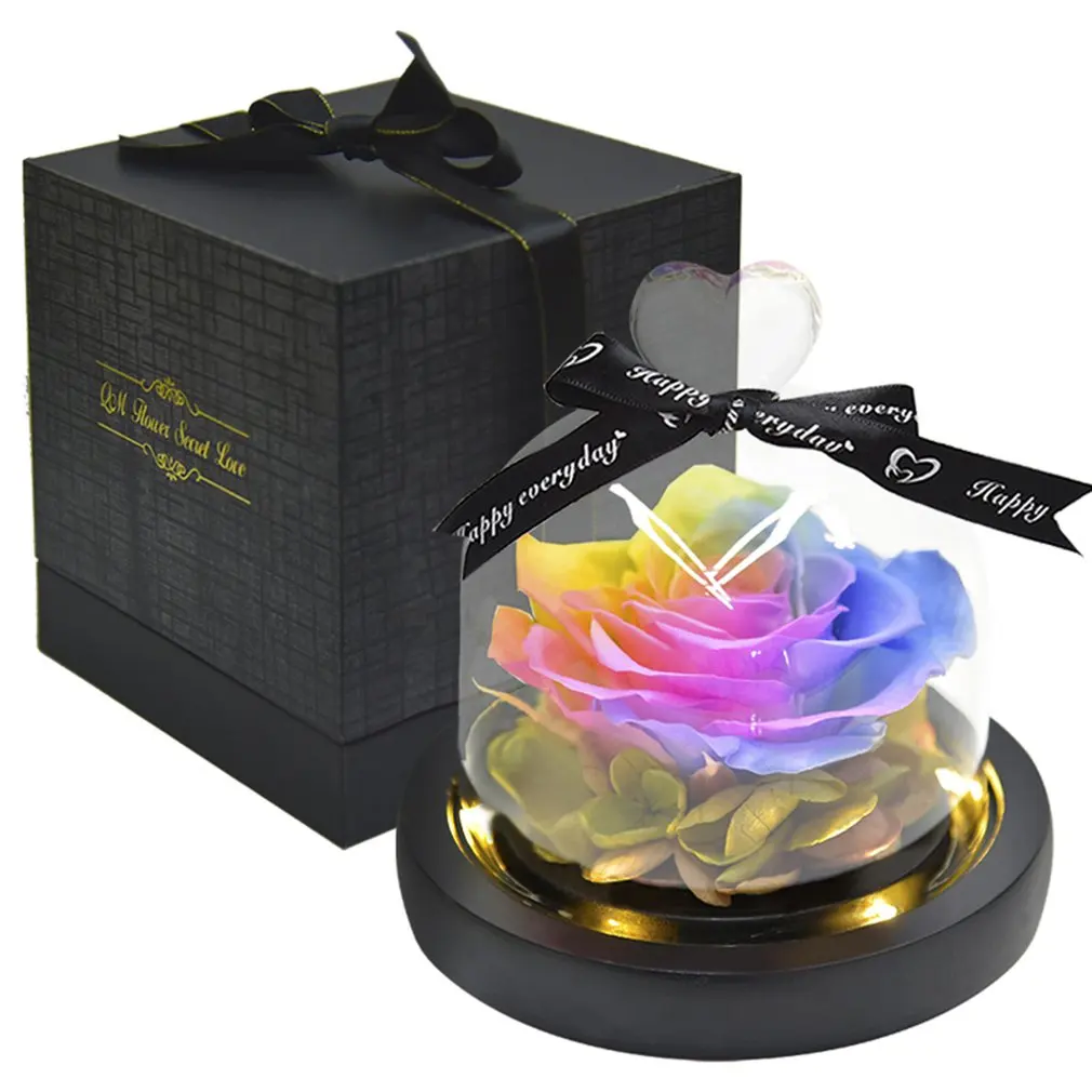 Стеклянная крышка вечный цветок подарок символ здоровья и долговечности