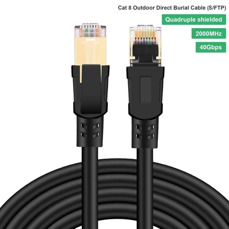 Cat8 Ethernet-кабель RJ45 8P8C SSTP 40 Гбит/с | Электроника