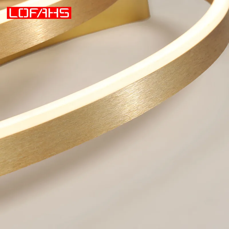 LOFAHS роскошный современный светодиодный Люстра для дома коммерческое освещение