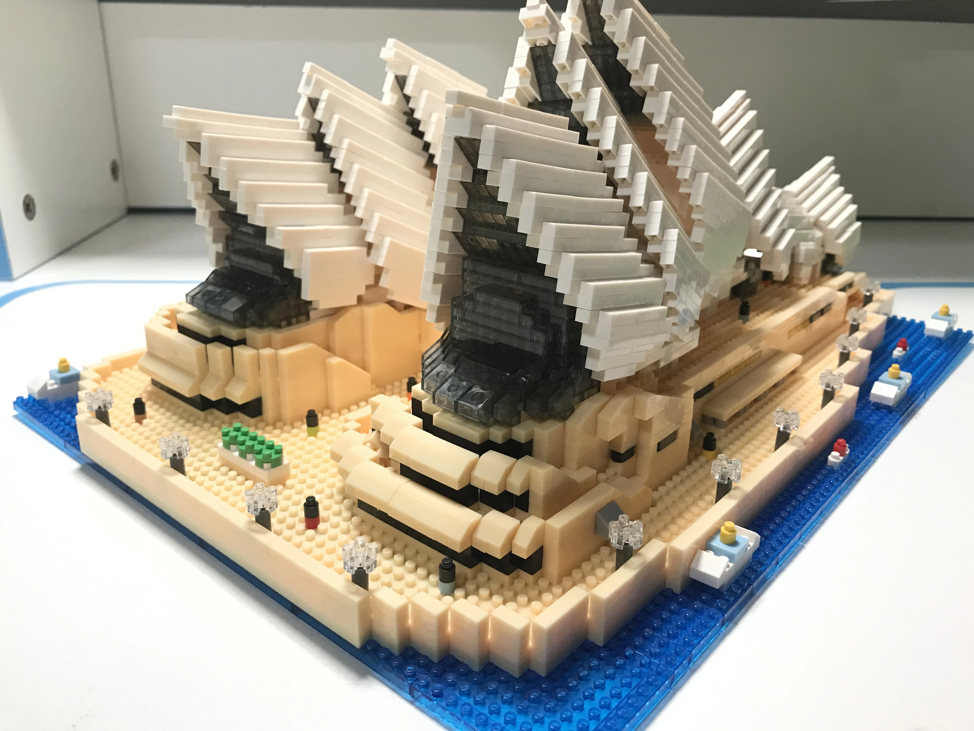 Строительные блоки городской набор Сиднейский опера модель детские игрушки