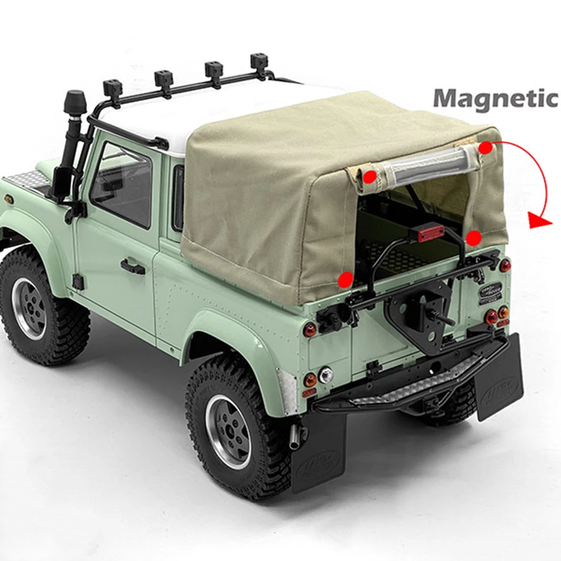 RC 4WD опция запчасти игрушки автомобиль новый 2015 D90 кузова пикап задняя накидка