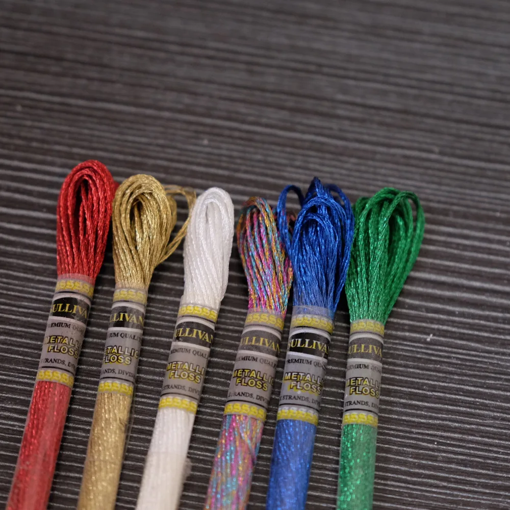 Топ 6 мотков в упаковке нитки светильник выми эффектами прядей высокие блестящие