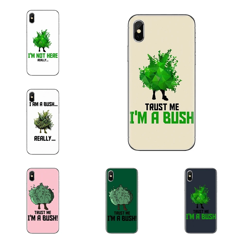 trust me i m a bush Transparent Soft Shell Covers For LG Spirit Motorola Moto X4 E4 E5 G5 G5S G6 Z Z2 Z3 G2 G3 C Play Plus Mini |