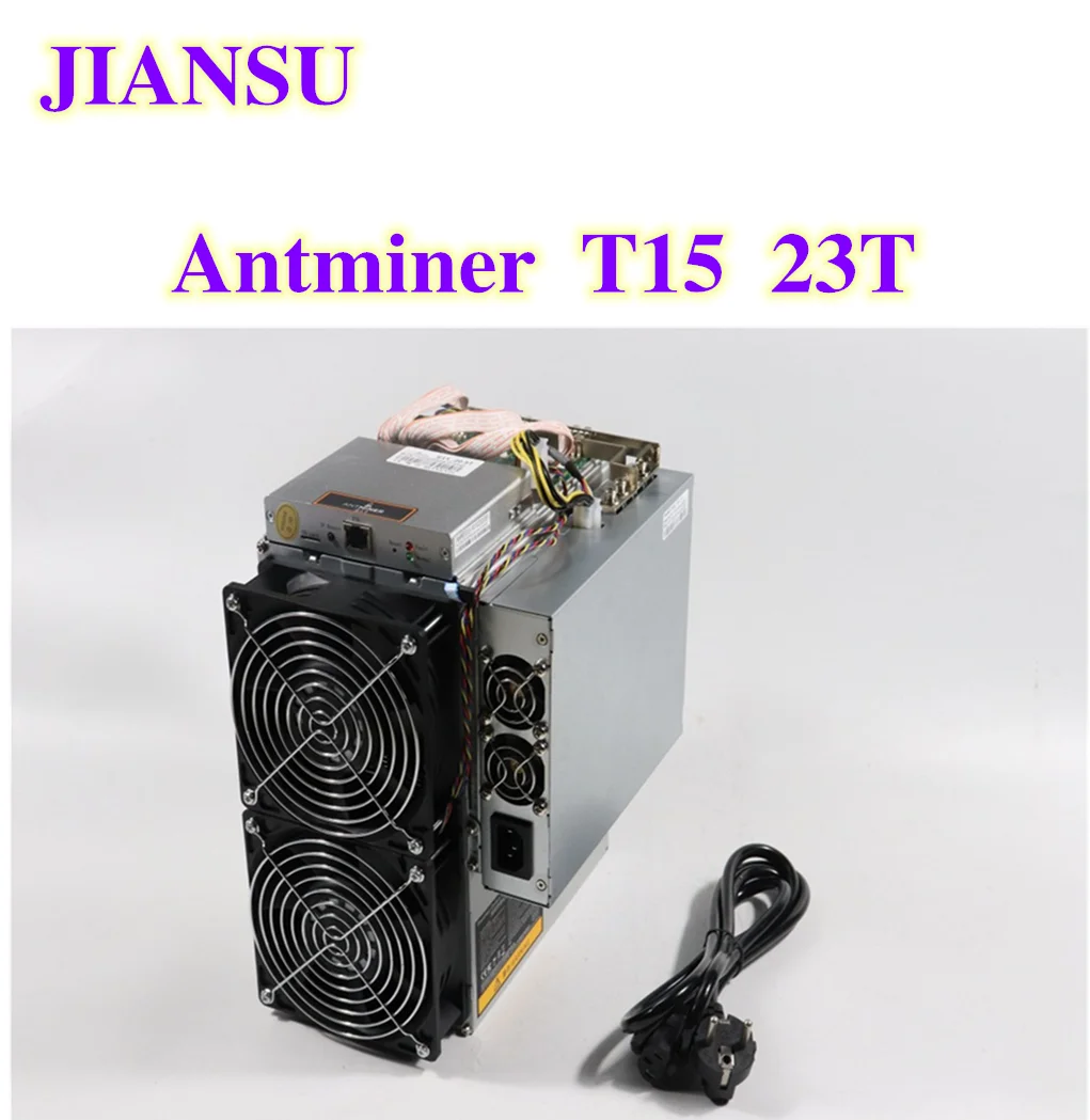 

80% new BITMAIN Asic miner AntMiner T15 23T 7nm SHA256 With PSU Bitcoin Miner Better Than S9 S11 T17 WhatsMiner M3 M21S M20S