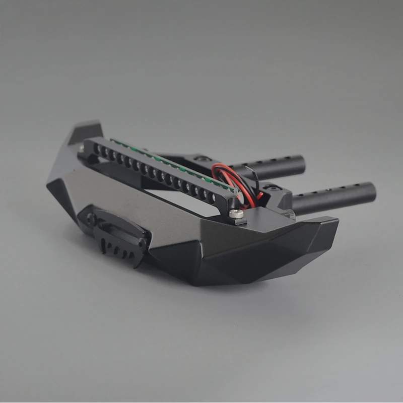 

Metal Front Rear Bumper with LED Light for 1/10 RC Crawler Axial SCX10 90046 90047 Traxxas TRX4 RGT 86100
