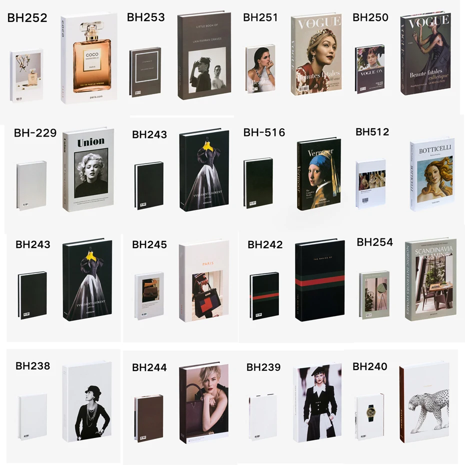 Поддельная книга для украшения дома модные книги стола декоративная модель