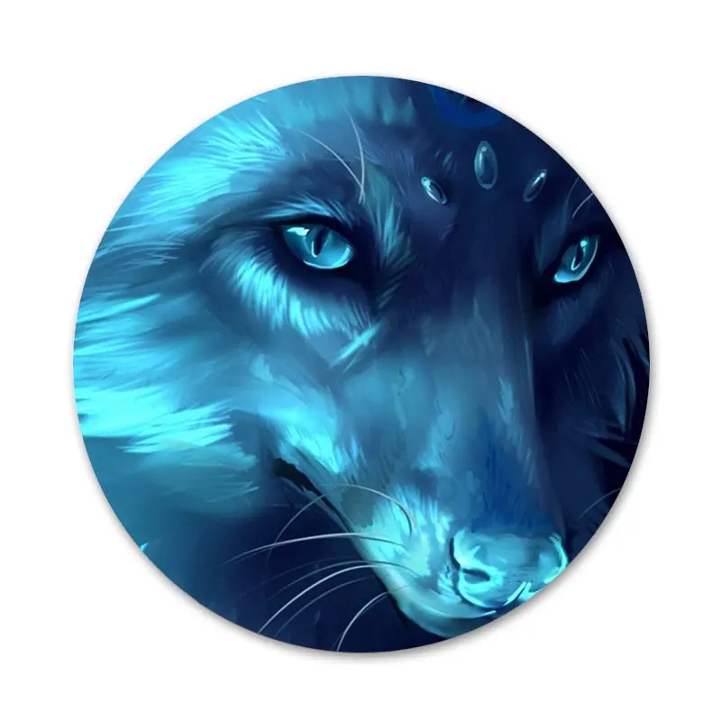 Значки &quotВолк&quot значки &quot металлические для телефона|Значки| |